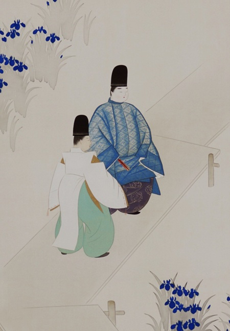 夏:安田靫彦画「八橋」